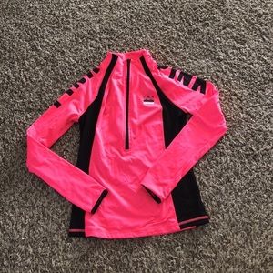 PINK half zip up